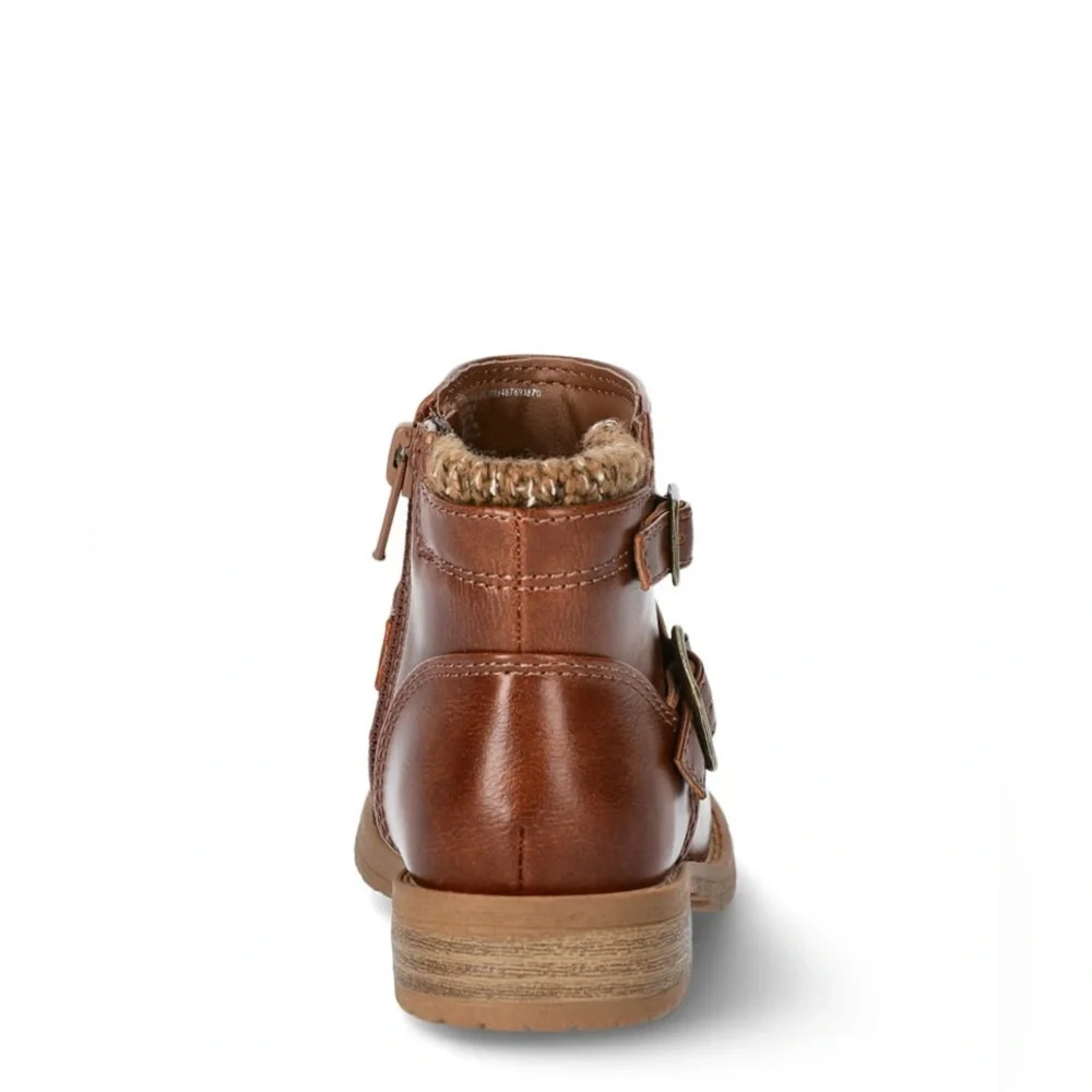 ❤️Wonder Nation Brown Boots with Buckle Detail New size 1